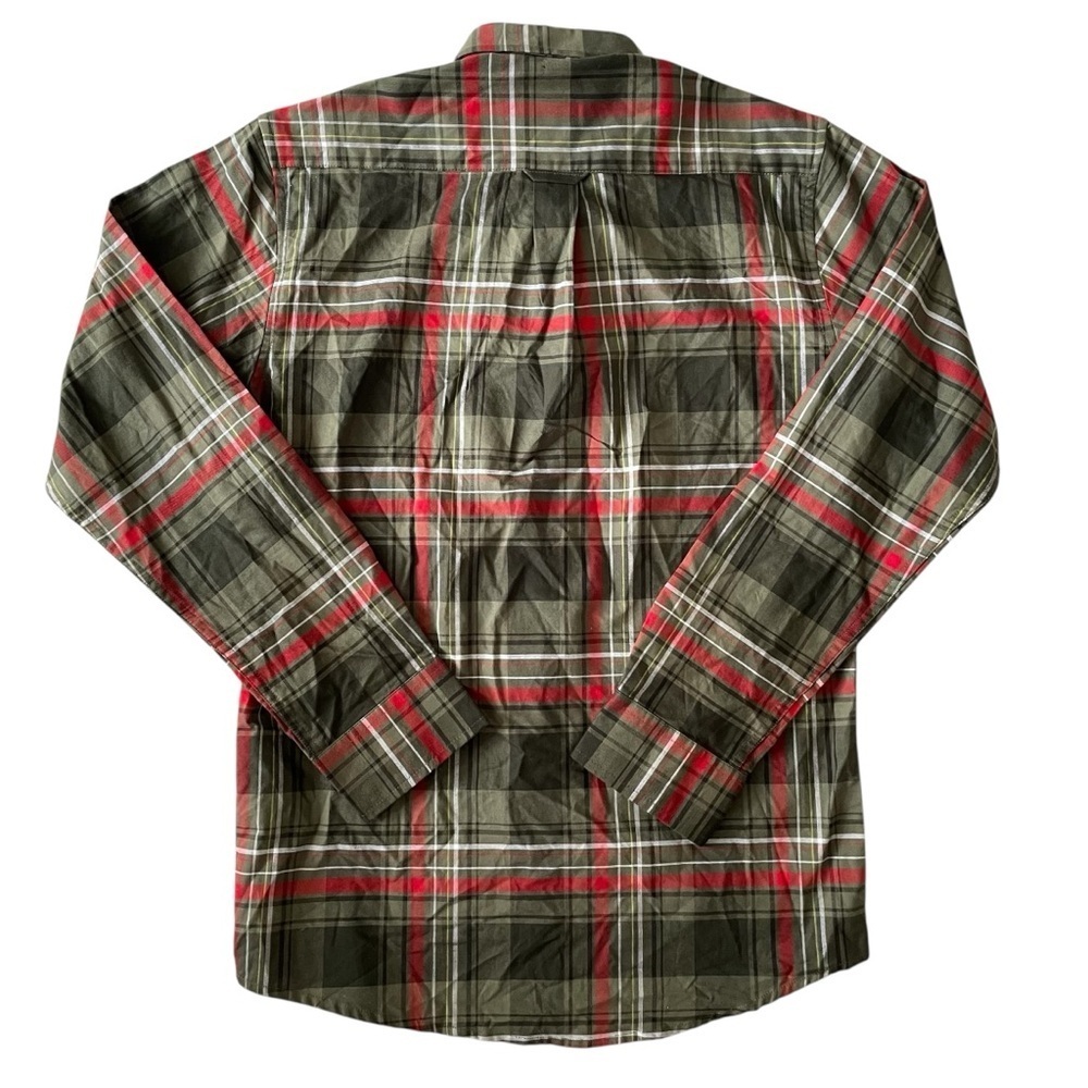 New Brooks Brothers Button Down Shirt Men’s M Plaid Regent Fit Fleece Embroidery - Picture 2 of 10